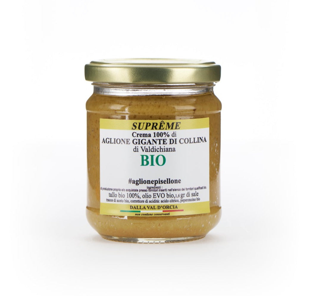 Crema Supreme di Aglione Bio di Val d'Orcia in Olio di Girasole Bio